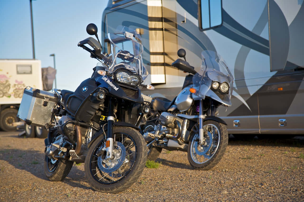 BMW Motorcycle, adventure motorcycles, gravel, HD Desktop Wallpaper