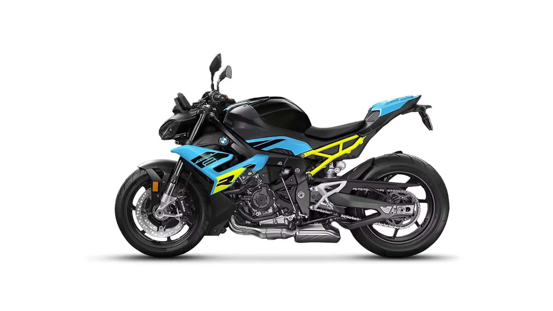 BMW S1000RR, black, blue, Full HD Desktop Wallpaper