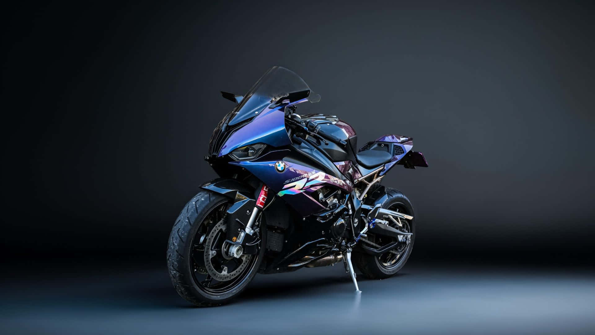 BMW S1000RR, blue, purple, Full HD Desktop Wallpaper