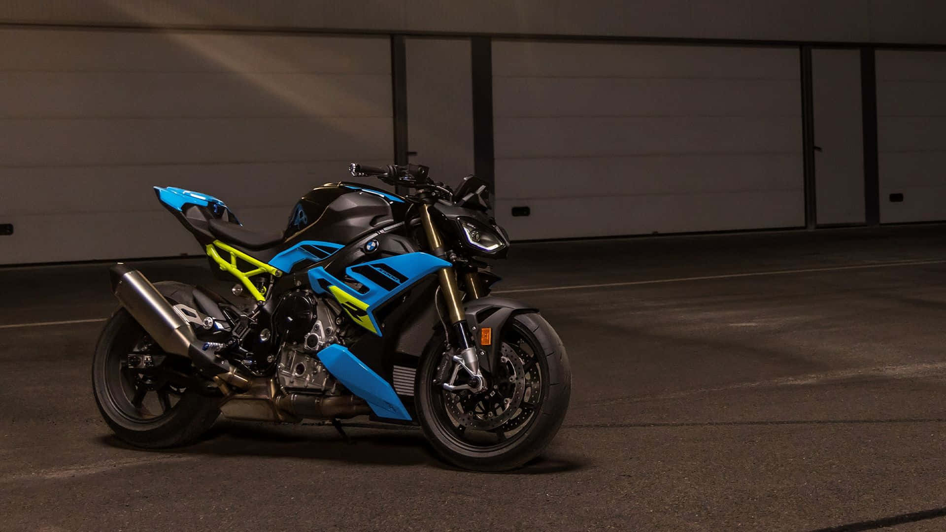 BMW S1000RR, blue, black, Full HD Desktop Wallpaper