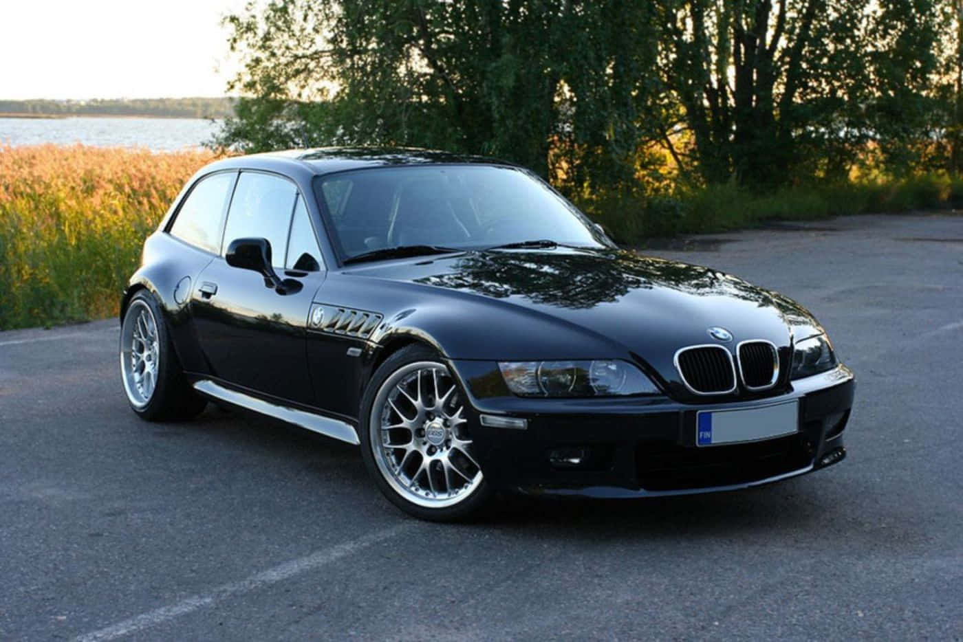 BMW Z3, black, asphalt, HD Desktop Wallpaper