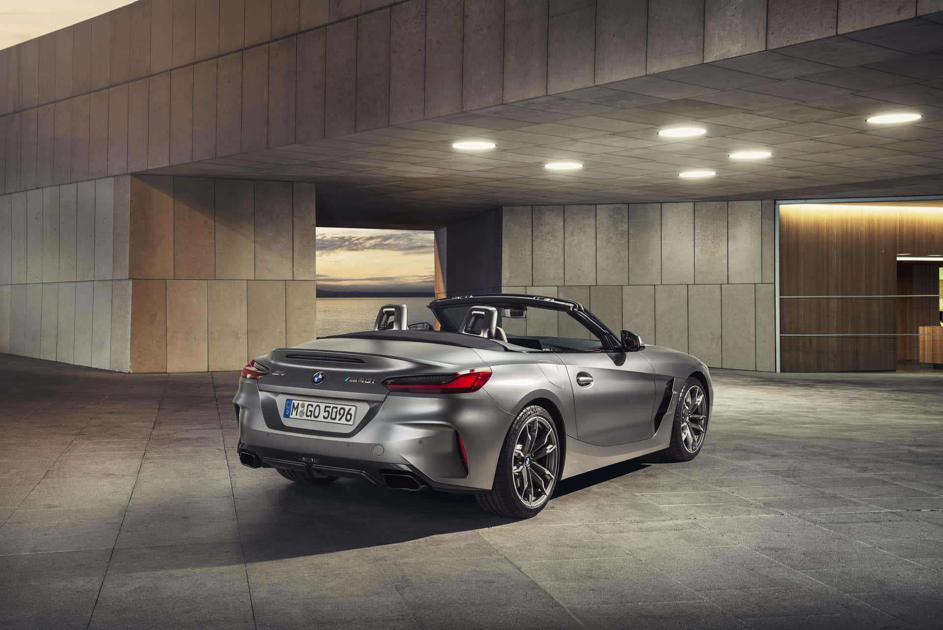 BMW Z4, silver, convertible, Full HD Desktop Wallpaper