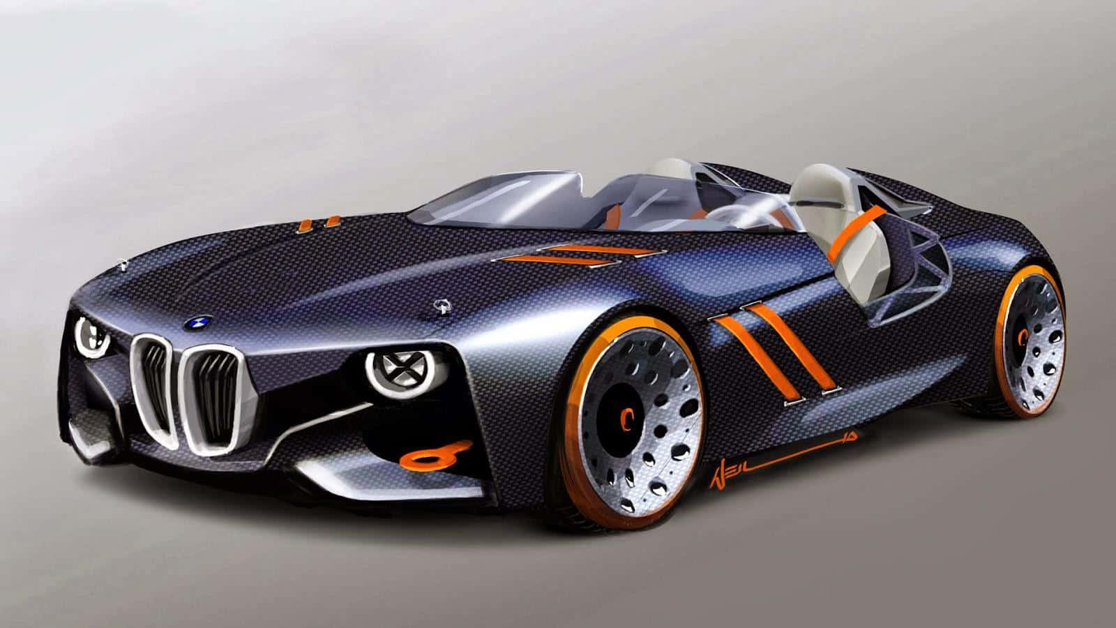 BMW Z4, concept car, carbon fiber body, HD Desktop Wallpaper