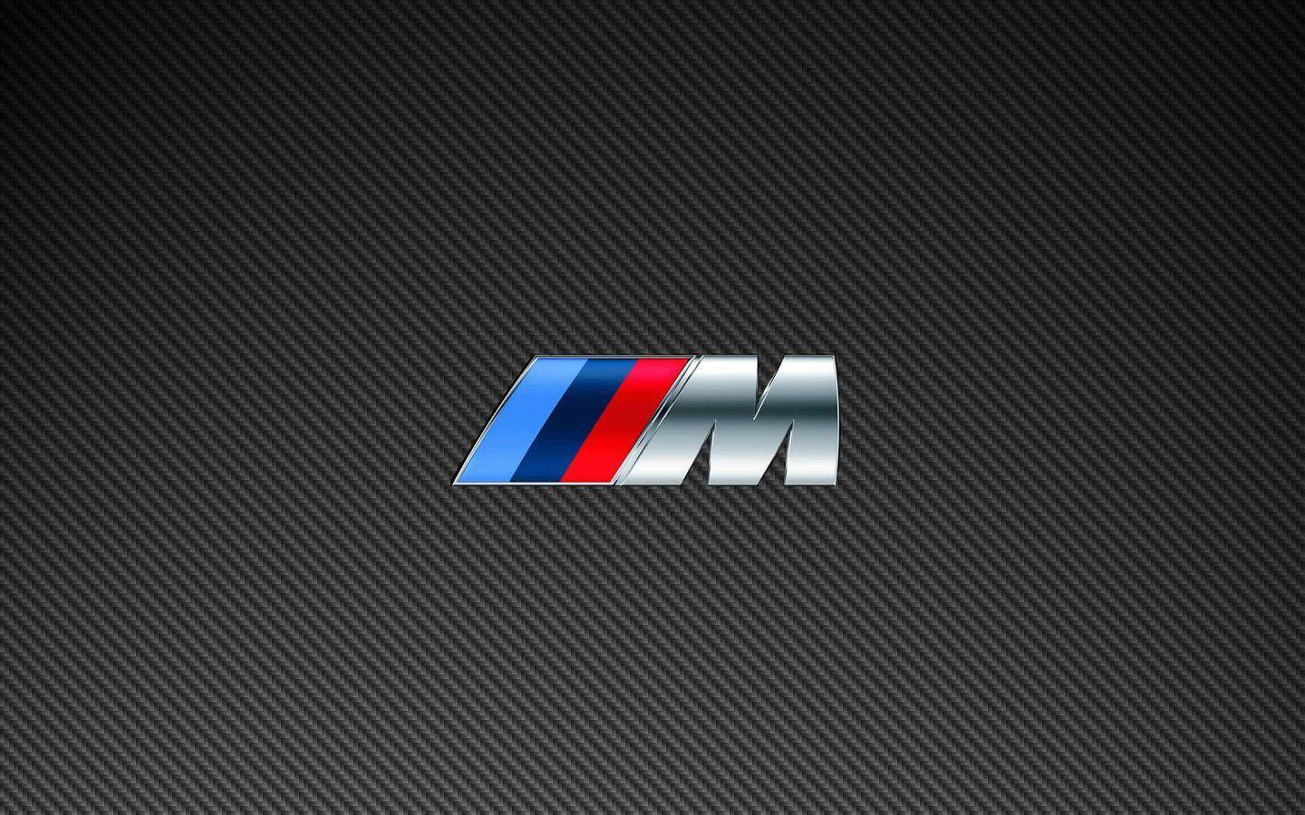BMW M, blue red and silver stripes, dark carbon fiber textured background, HD Desktop Wallpaper