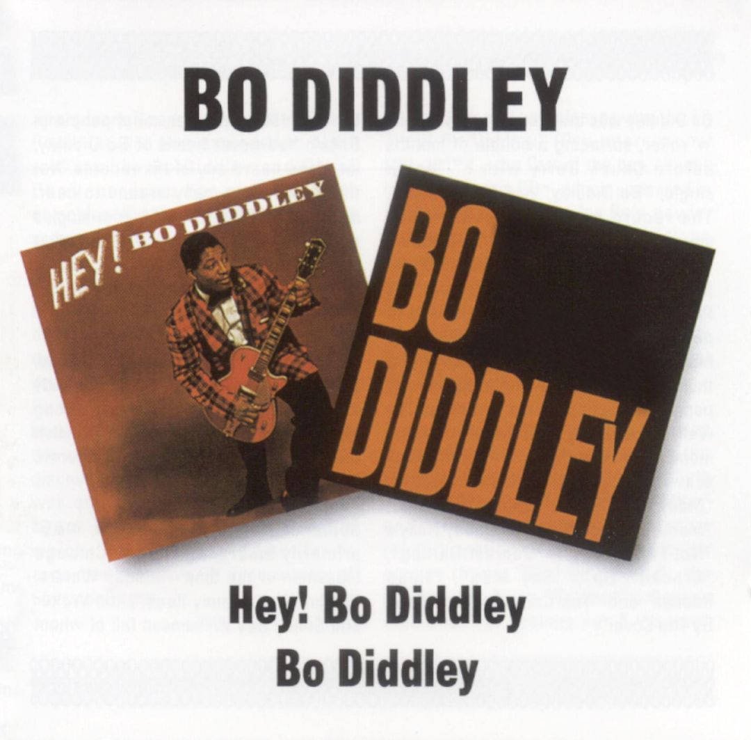 Bo Diddley, album cover, orange text, SD Desktop Wallpaper