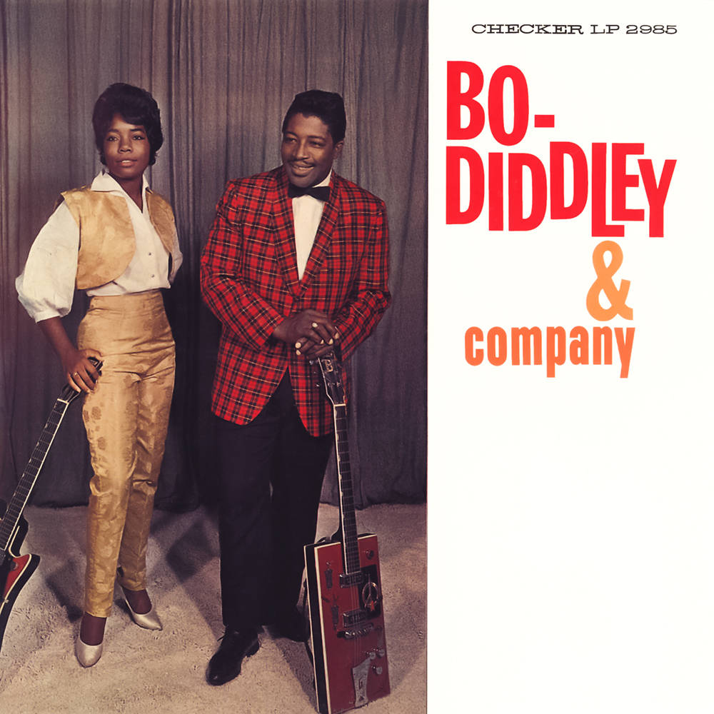 Bo Diddley, plaid, gold, SD Desktop Wallpaper
