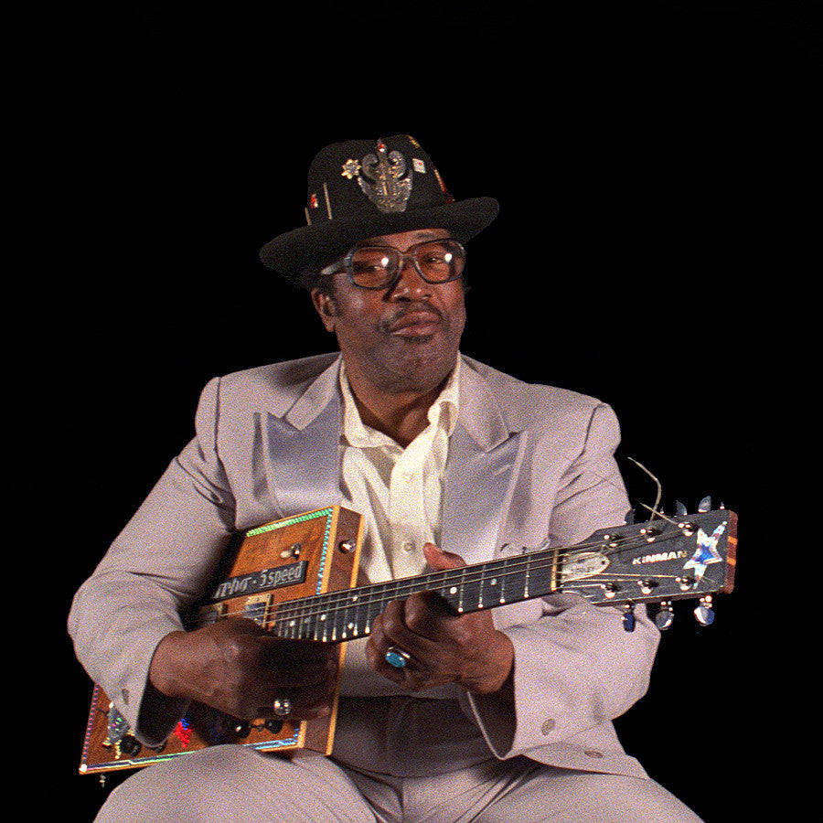 Bo Diddley, trademark hat, light gray suit, SD Desktop Wallpaper