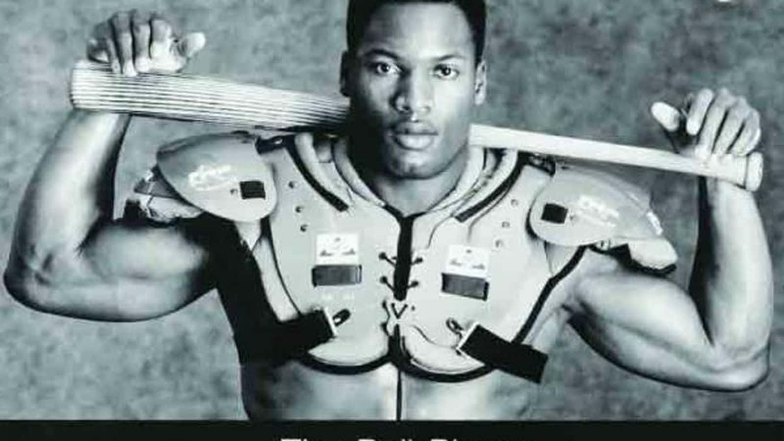 Bo Jackson, black and white photo, baseball player, HD Desktop Wallpaper