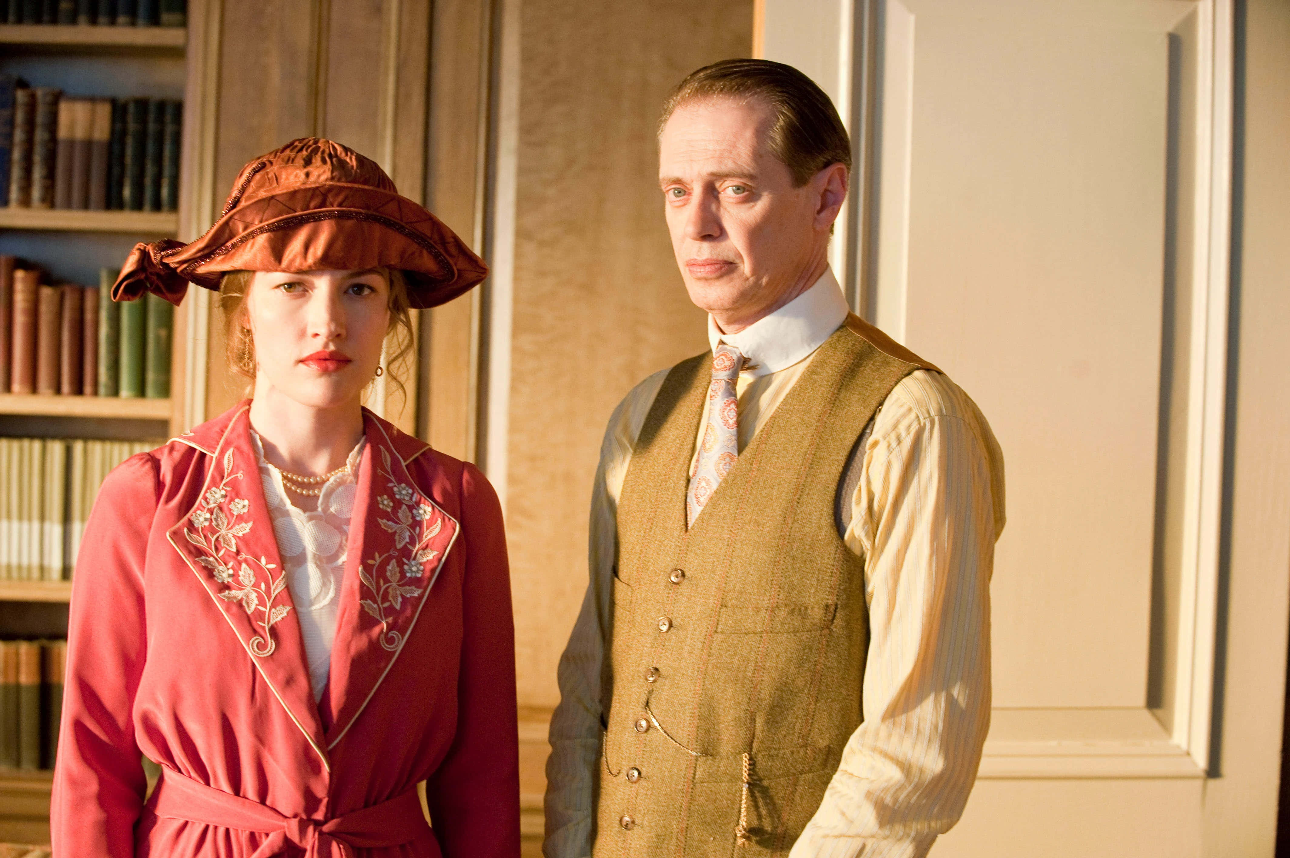Boardwalk Empire, lead characters, vintage attire, 4K Desktop Wallpaper