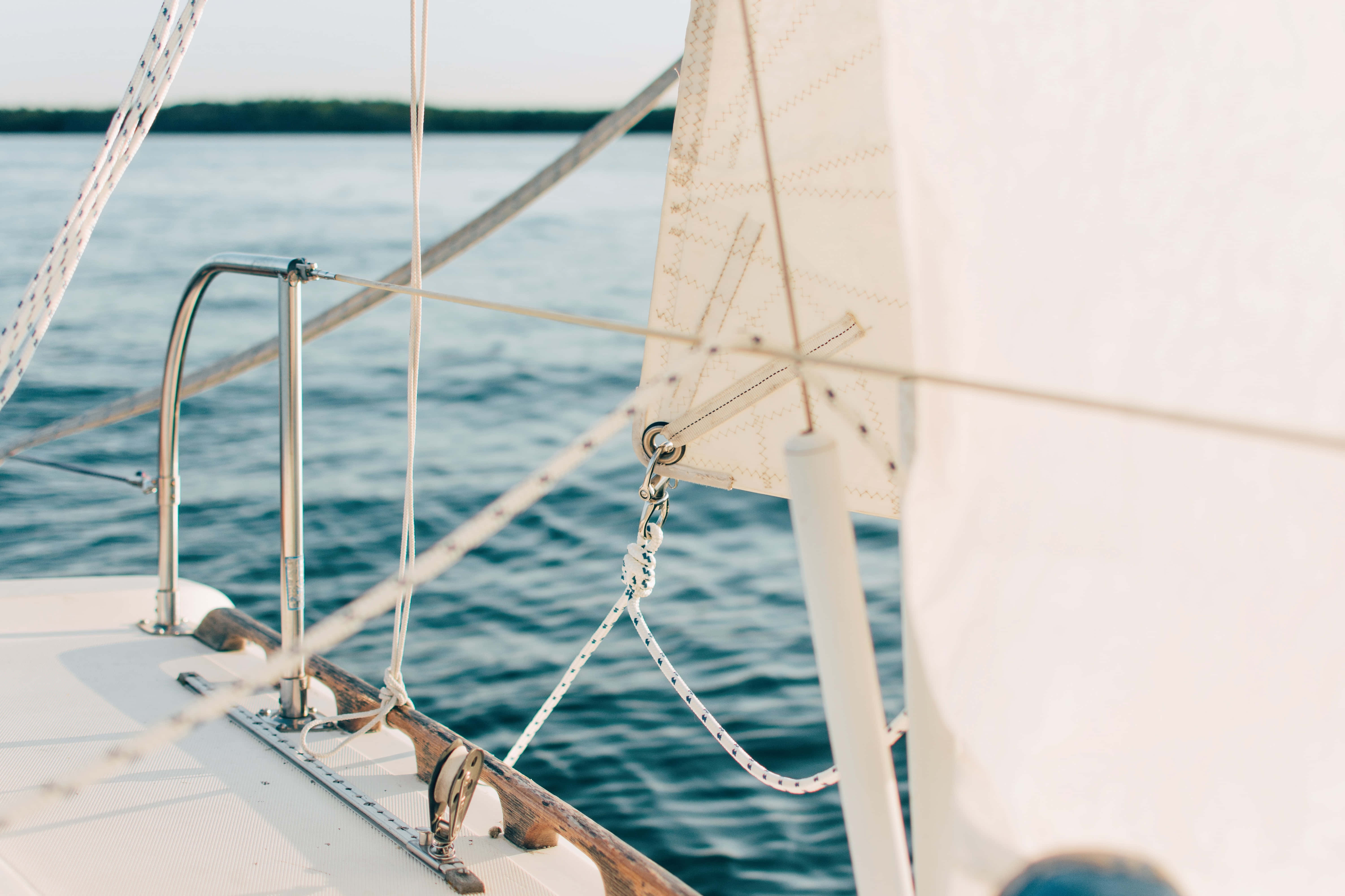 Boating, sailboat, deck, 5K Desktop Wallpaper