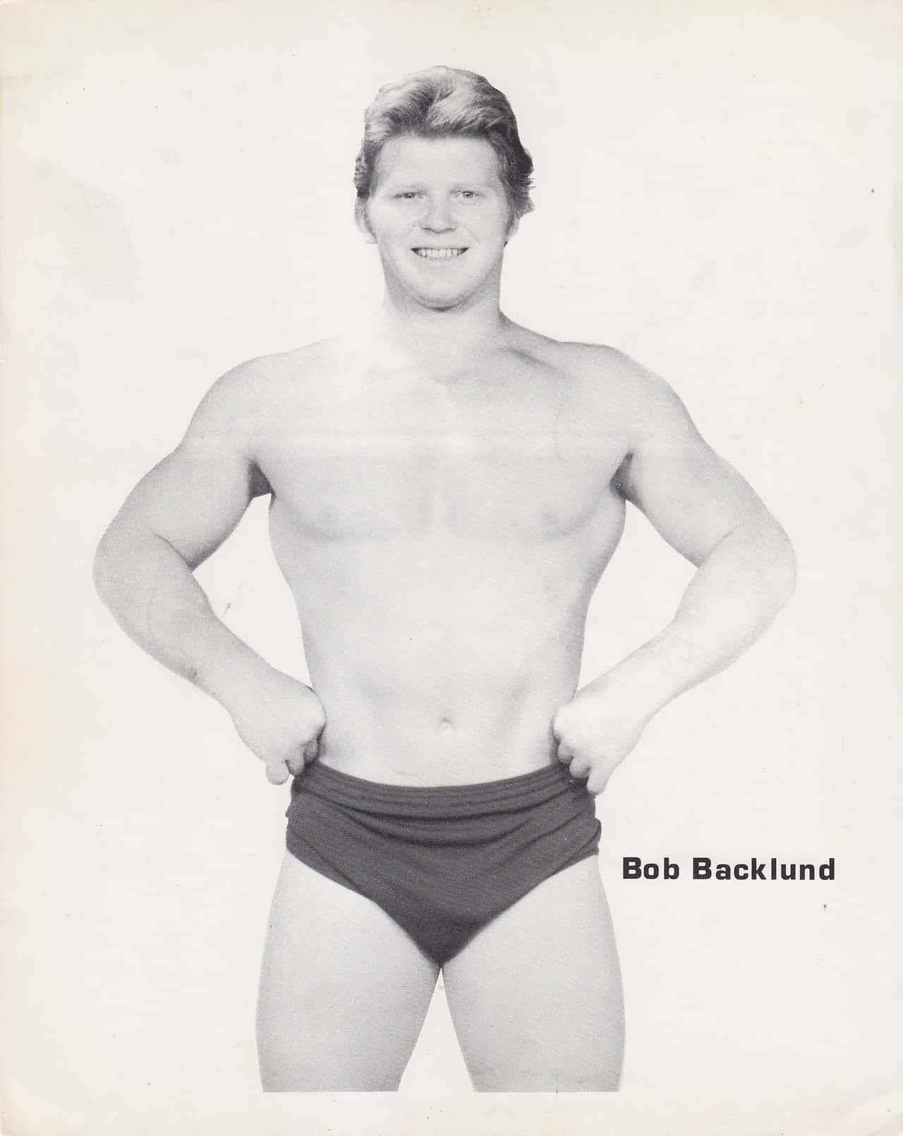 Bob Backlund, vintage pose, signed autograph, HD Phone Wallpaper