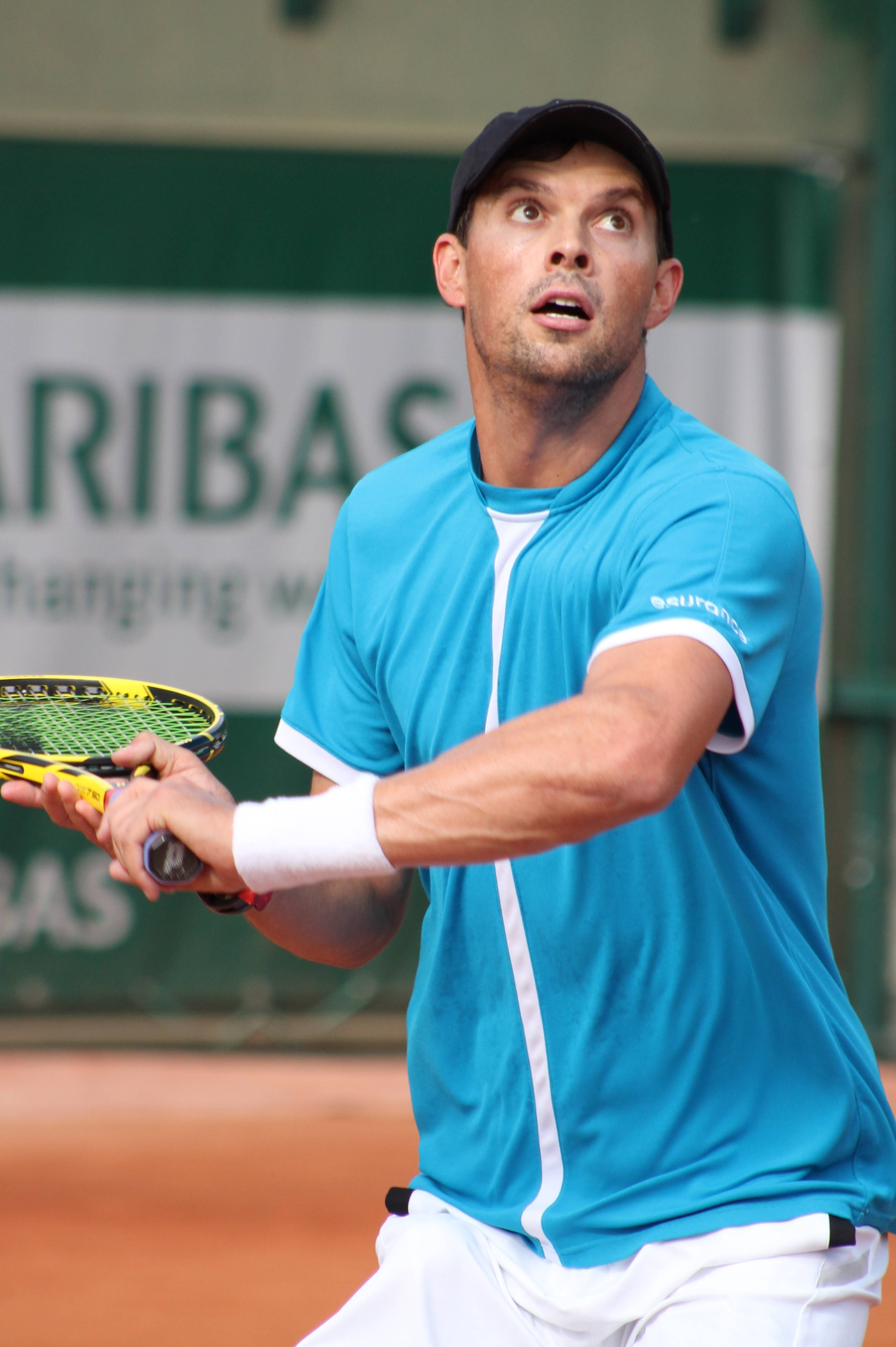 Bob Bryan, blue shirt, cap, 4K Phone Wallpaper
