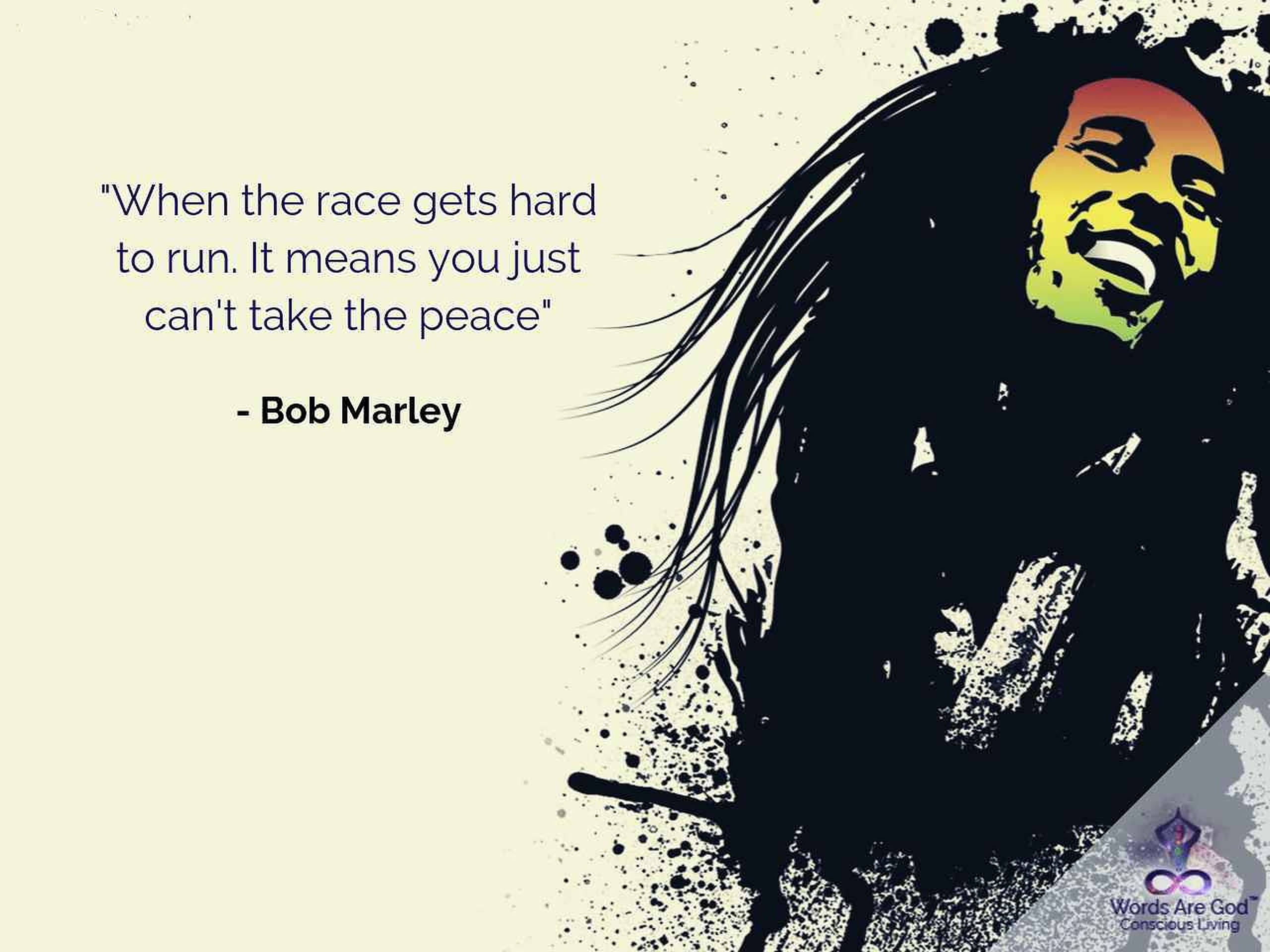 Bob Marley, rainbow gradient face, splatter effects, 2K Desktop Wallpaper