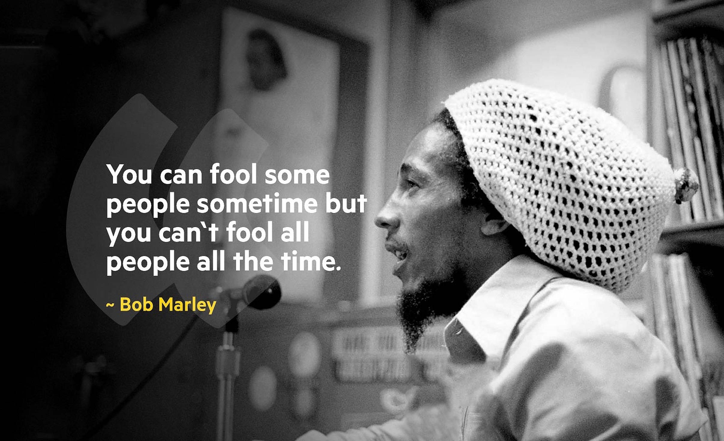 Bob Marley, crocheted hat, microphone, Full HD Desktop Wallpaper
