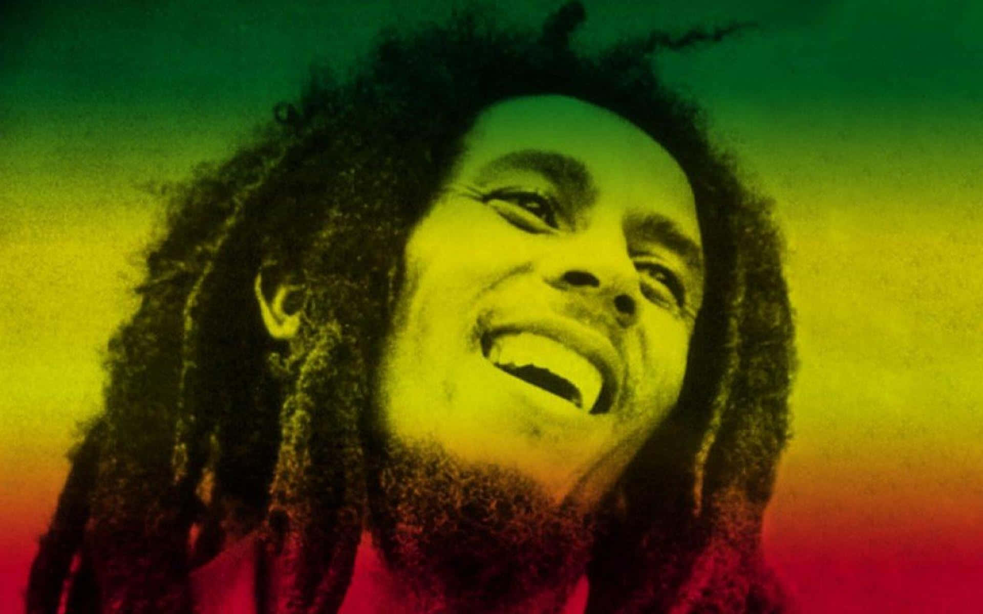 Bob Marley, dreadlocks, green yellow and red, Full HD Desktop Wallpaper