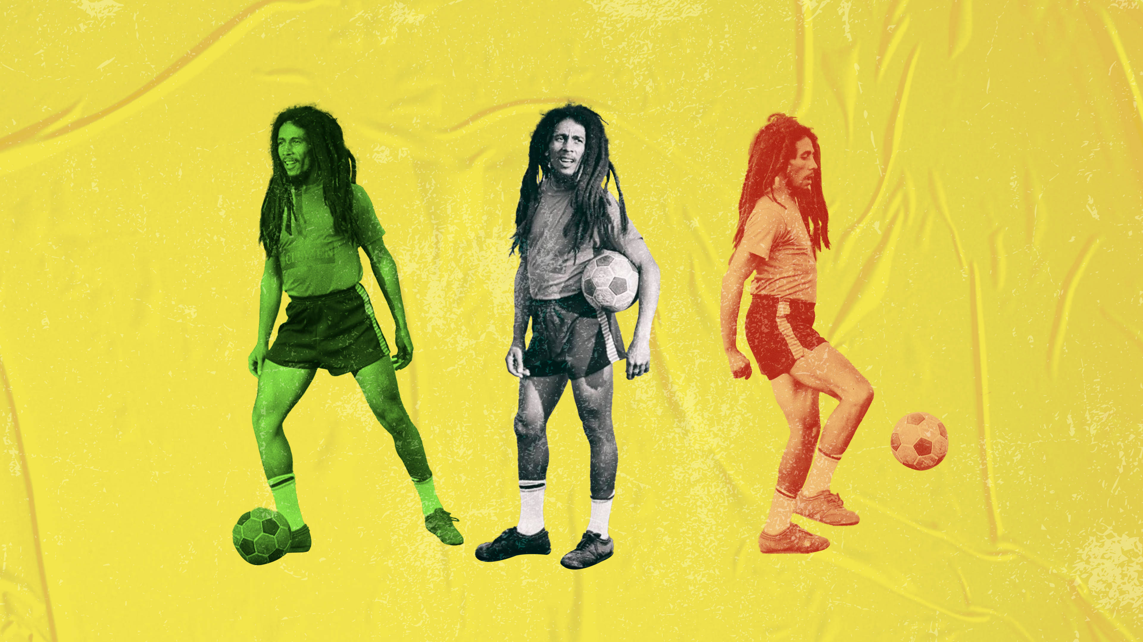 Bob Marley, dreadlocks, vibrant color gradients, 4K Desktop Wallpaper