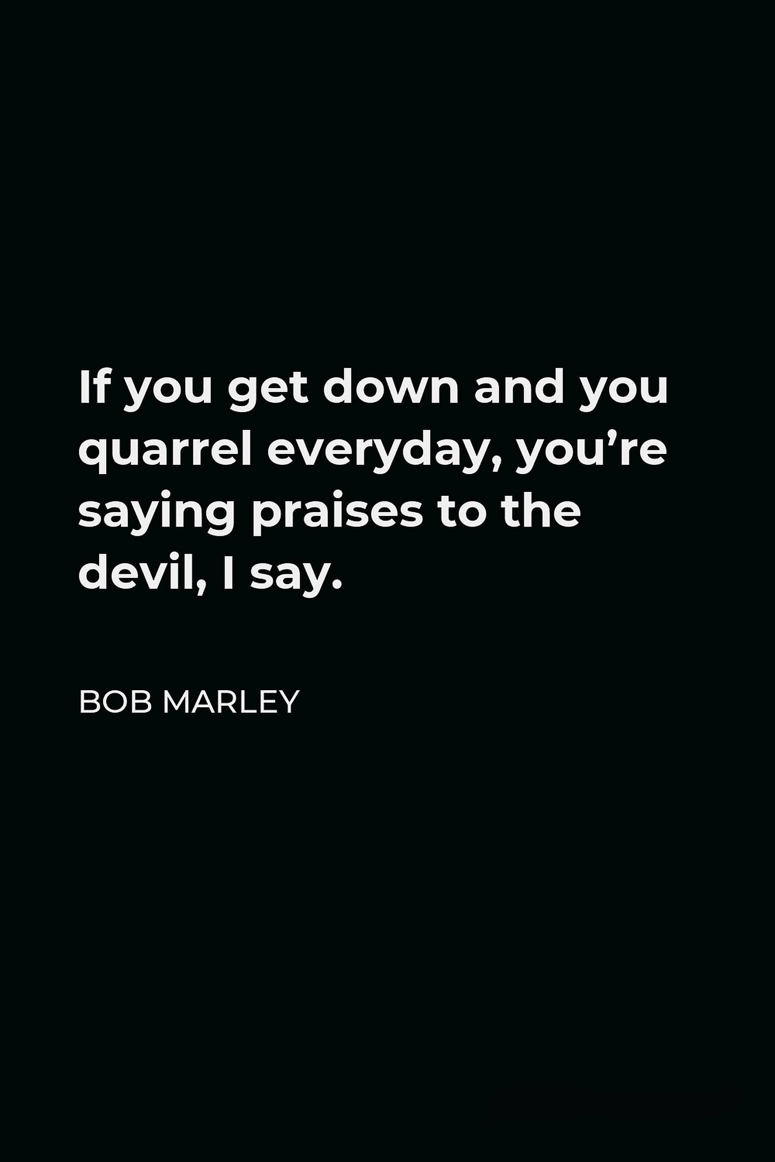Bob Marley, white text, black background, Full HD Phone Wallpaper