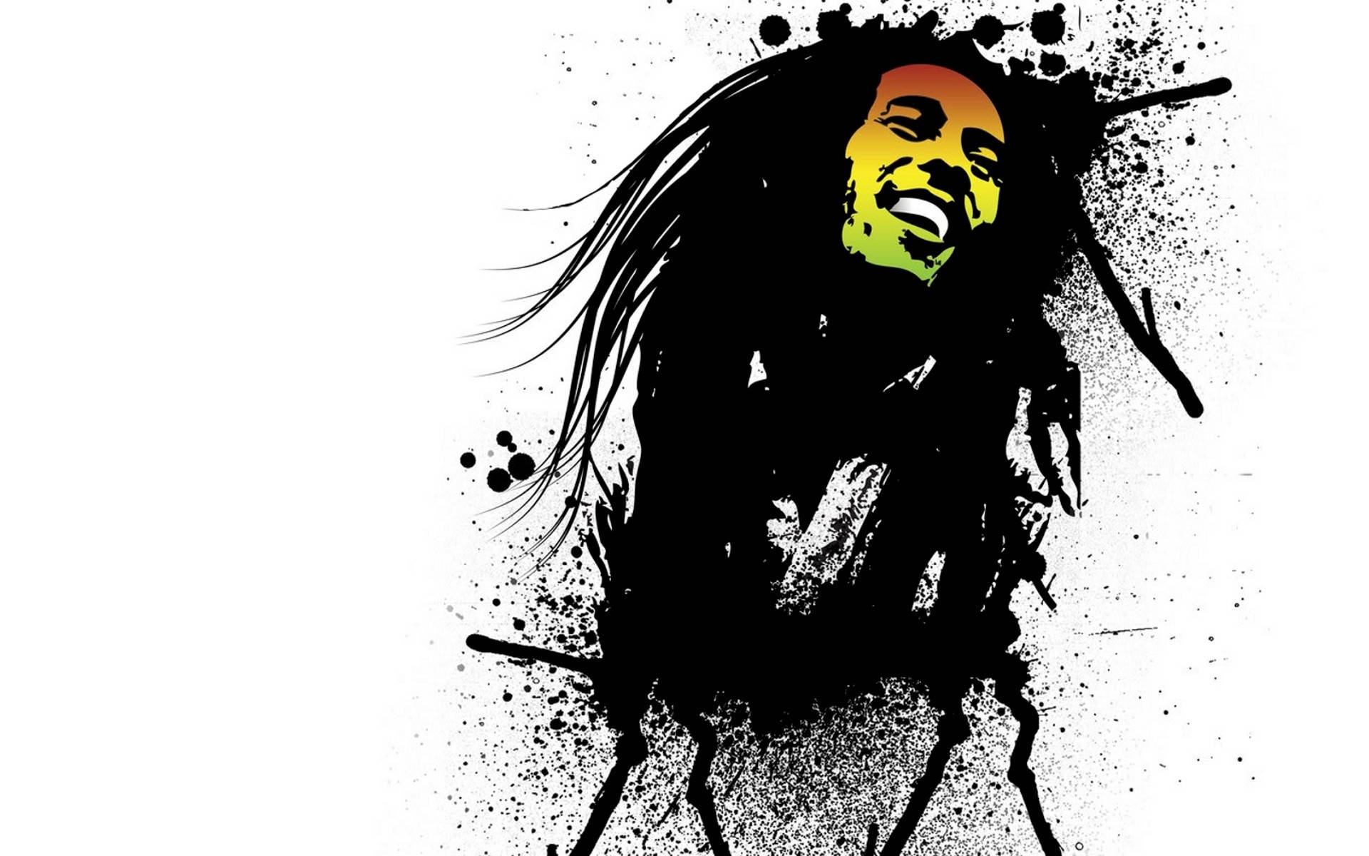 Bob Marley, dreadlocks, Rastafarian colors, Full HD Desktop Wallpaper