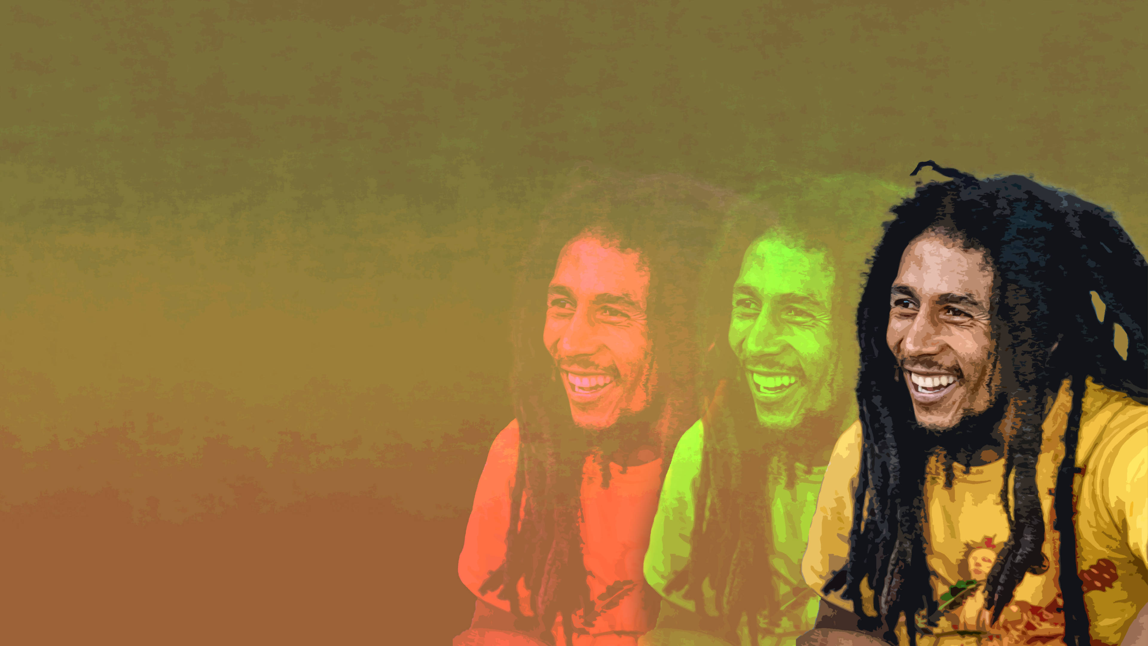 Bob Marley, red, green, 4K Desktop Wallpaper