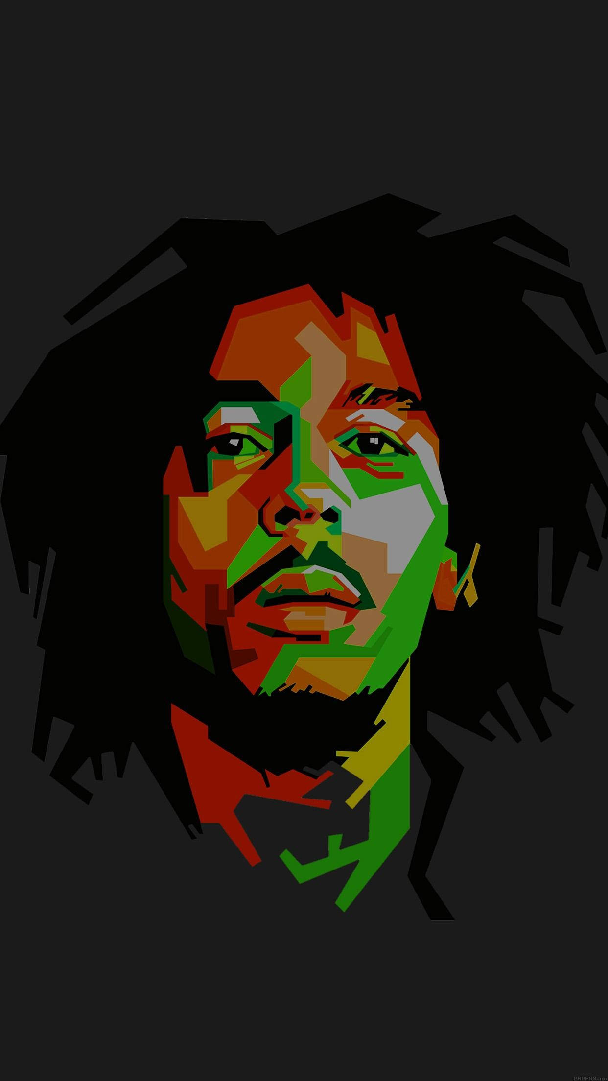 Bob Marley, reggae, red green and yellow, Full HD Phone Wallpaper