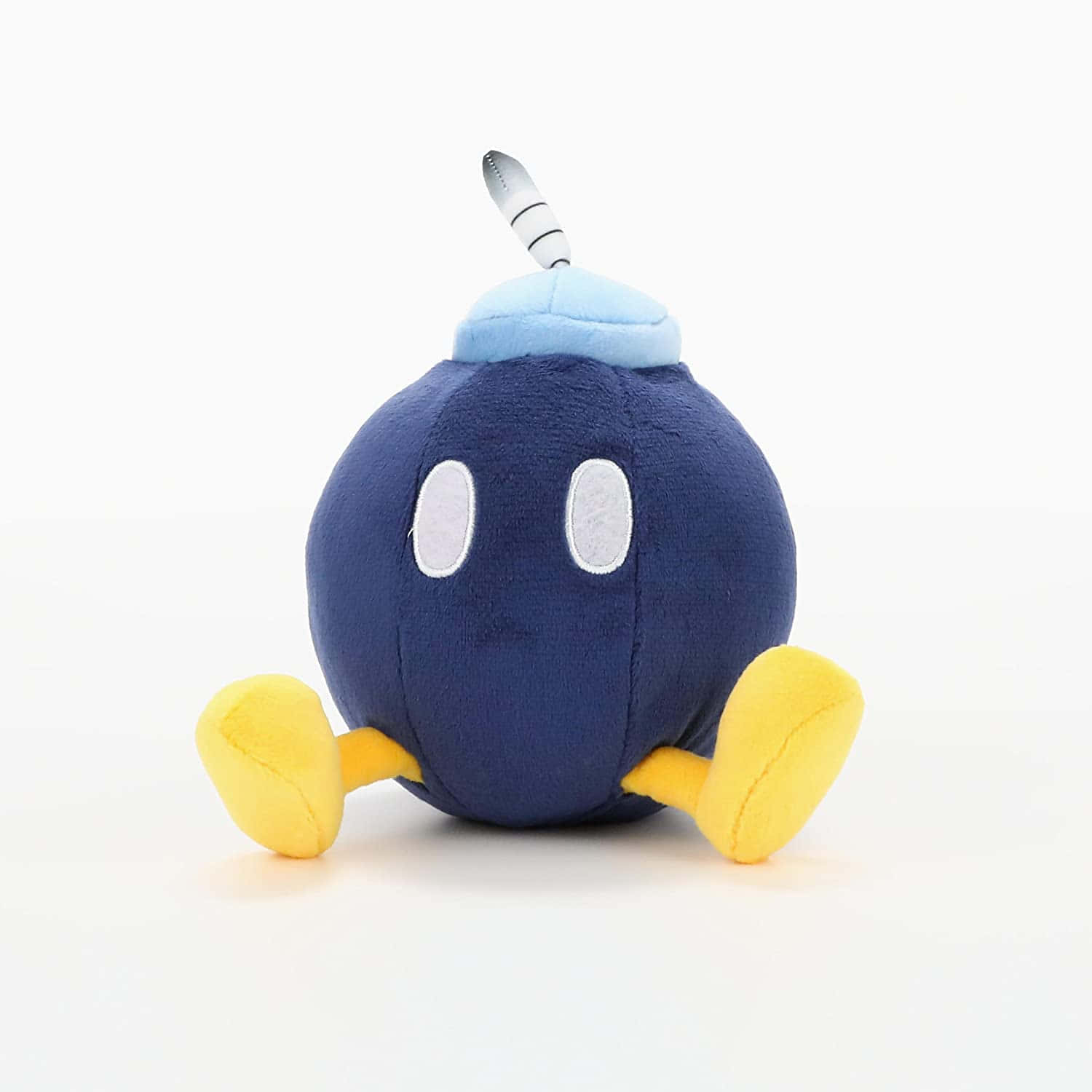 Bob-omb, blue, white eyes, HD Desktop Wallpaper