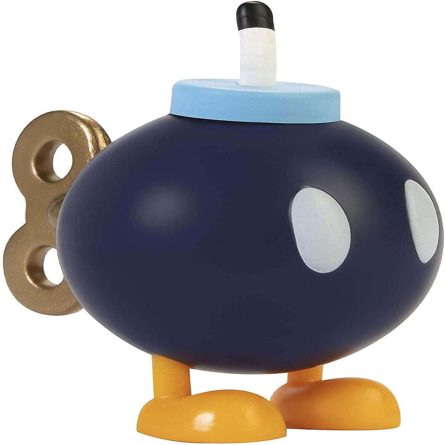 Bob-omb, dark blue, white eyes, HD Desktop Wallpaper