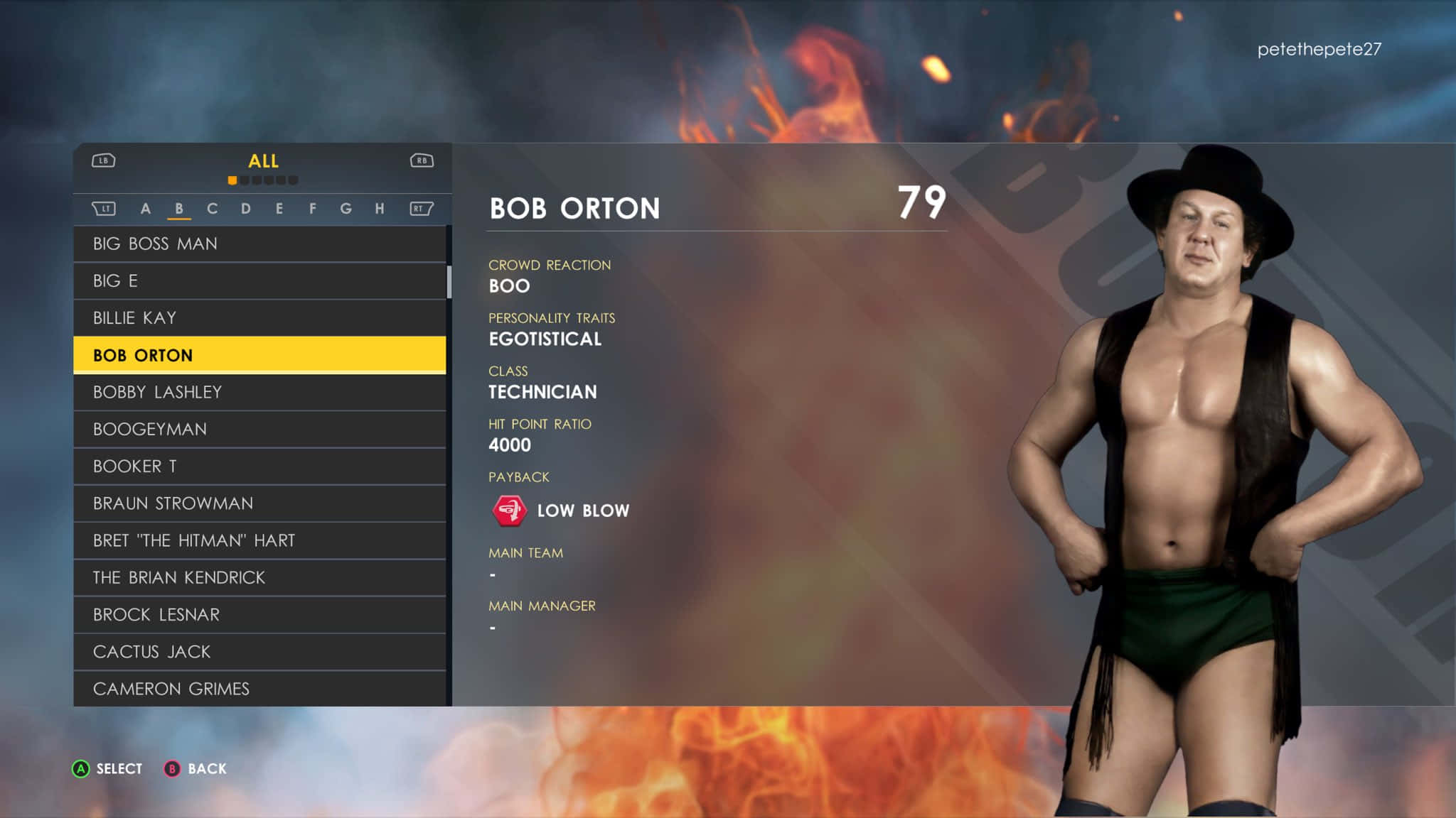 Bob Orton Jr, green trunks, black hat, Full HD Desktop Wallpaper