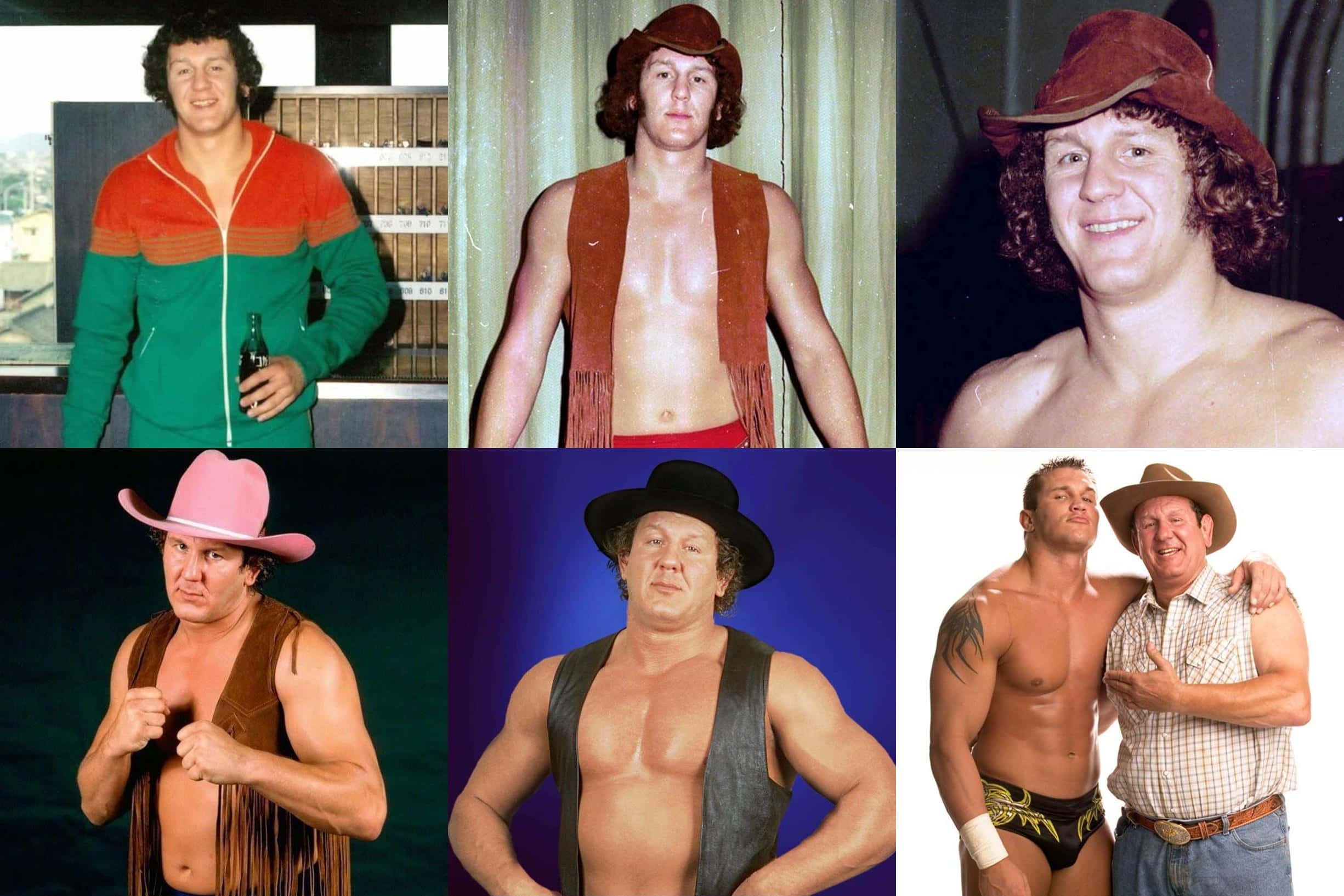Bob Orton Jr, cowboy hats, fringe vests, Full HD Desktop Wallpaper
