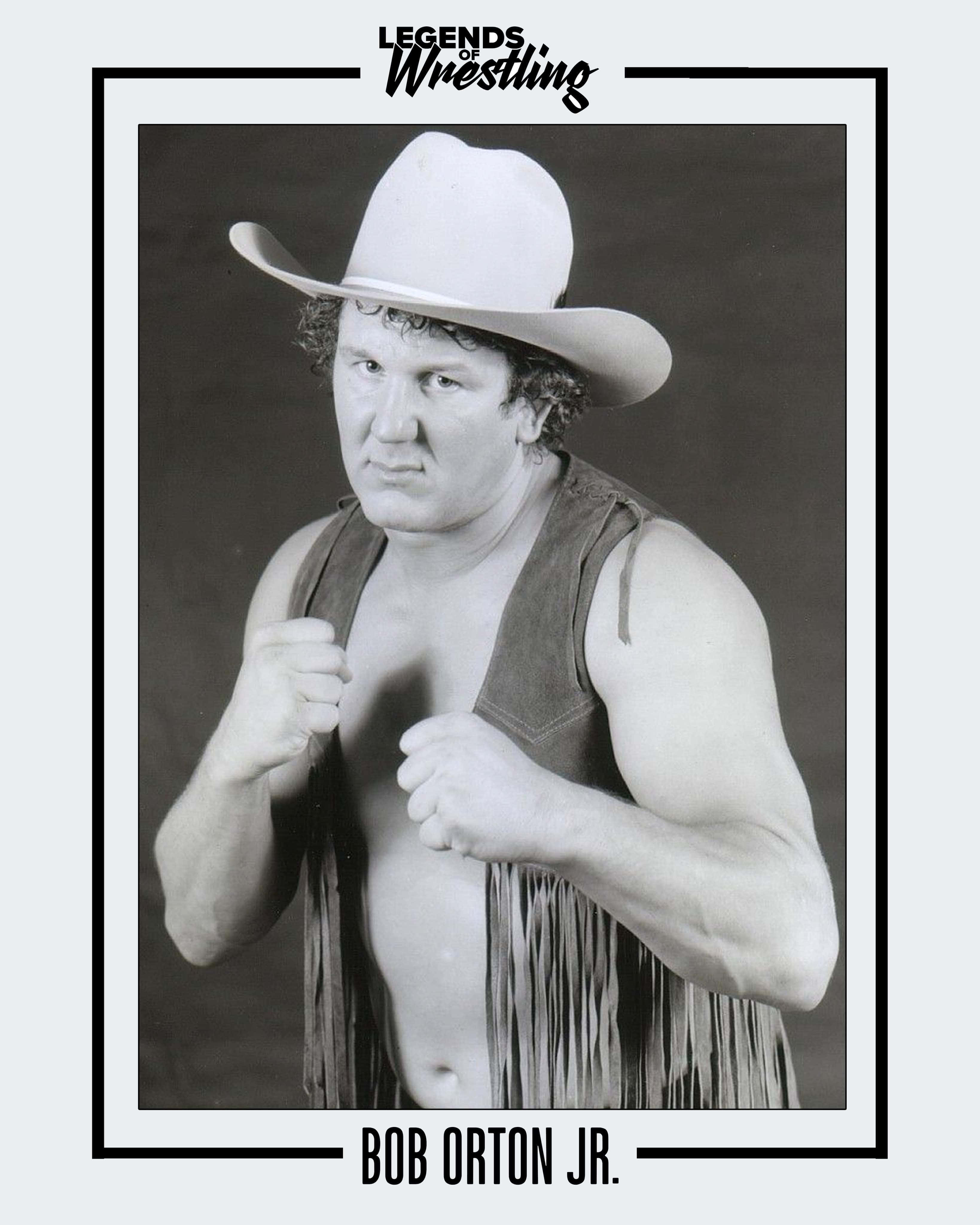 Bob Orton Jr., cowboy hat, fringed vest, 4K Phone Wallpaper