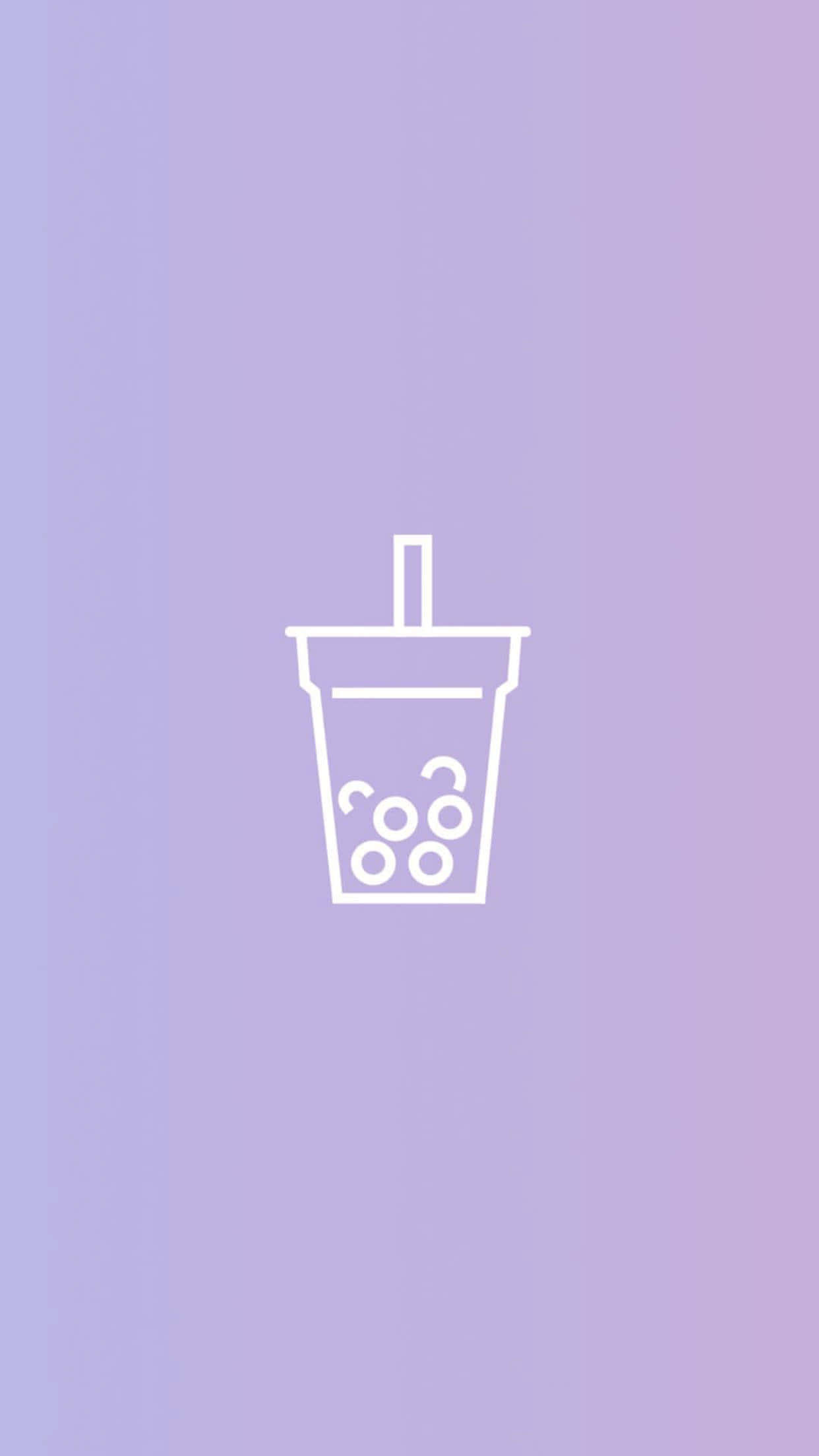 boba tea cup, bubbles, straw, Full HD Phone Wallpaper