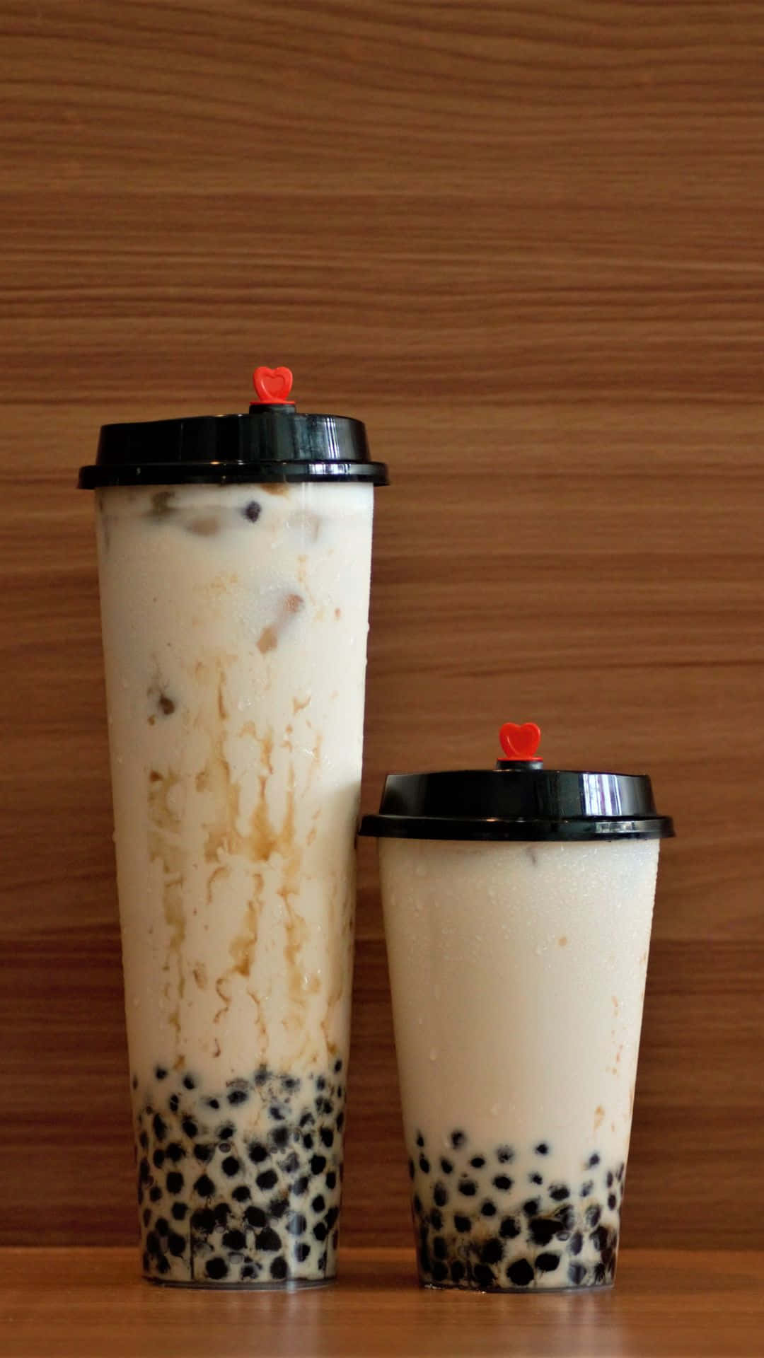 boba tea, bubble tea drinks, black tapioca pearls, Full HD Phone Wallpaper