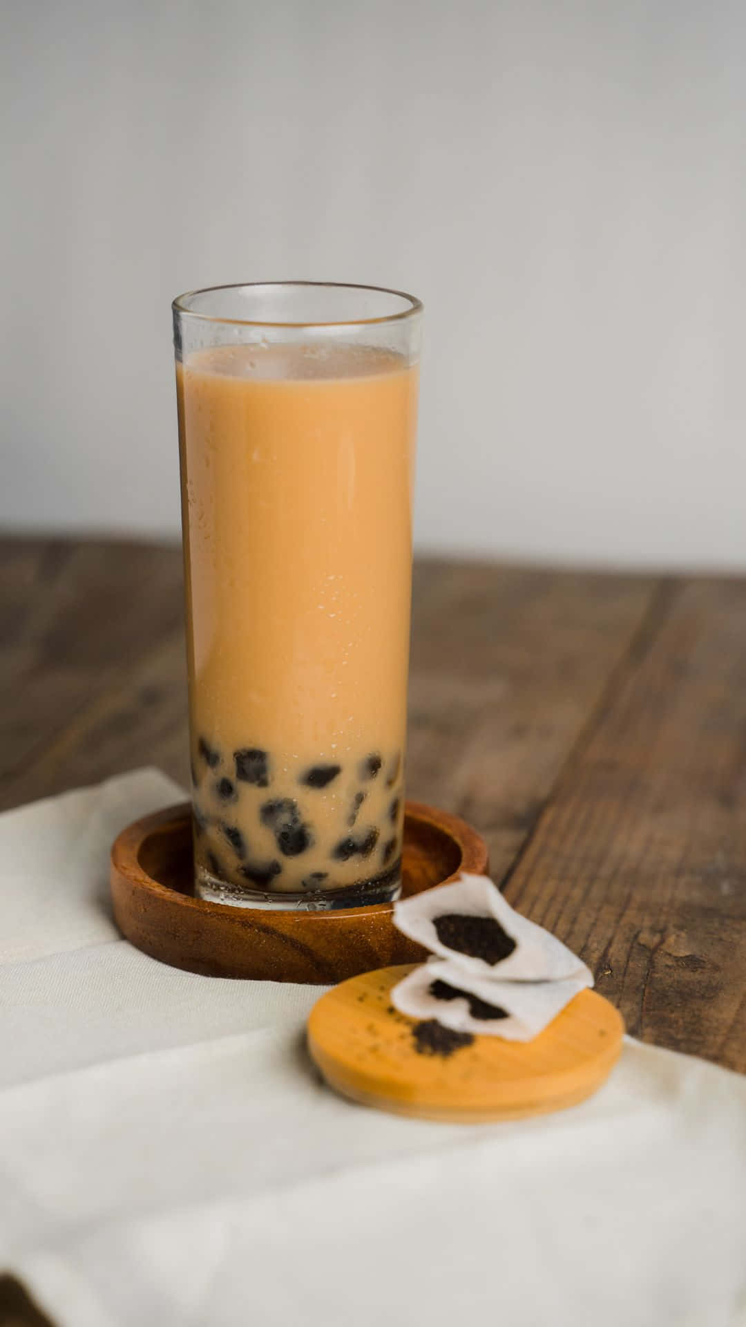boba tea, tapioca pearls, cookie, Full HD Phone Wallpaper