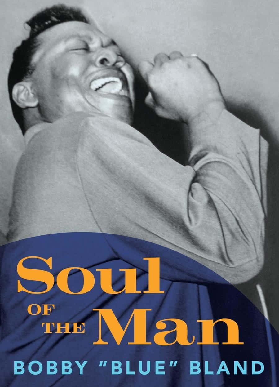 Bobby 'Blue' Bland, black and white photo, singing passionately, SD Phone Wallpaper