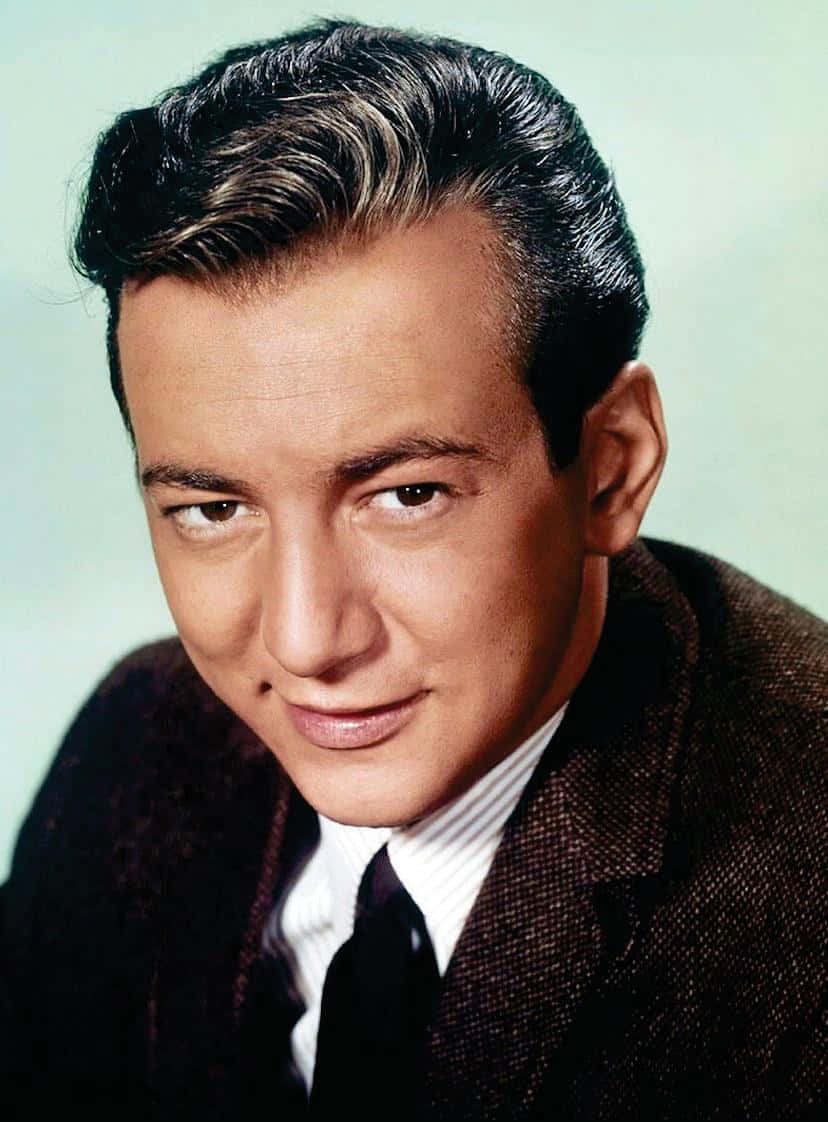 Bobby Darin, vintage studio portrait, slicked-back hair, SD Phone Wallpaper
