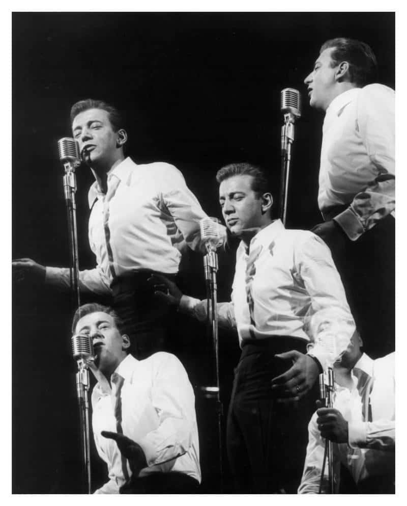 Bobby Darin, white shirts, vintage microphones, SD Phone Wallpaper