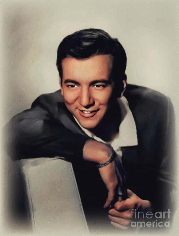 Bobby Darin, classic portrait, dark suit, SD Phone Wallpaper