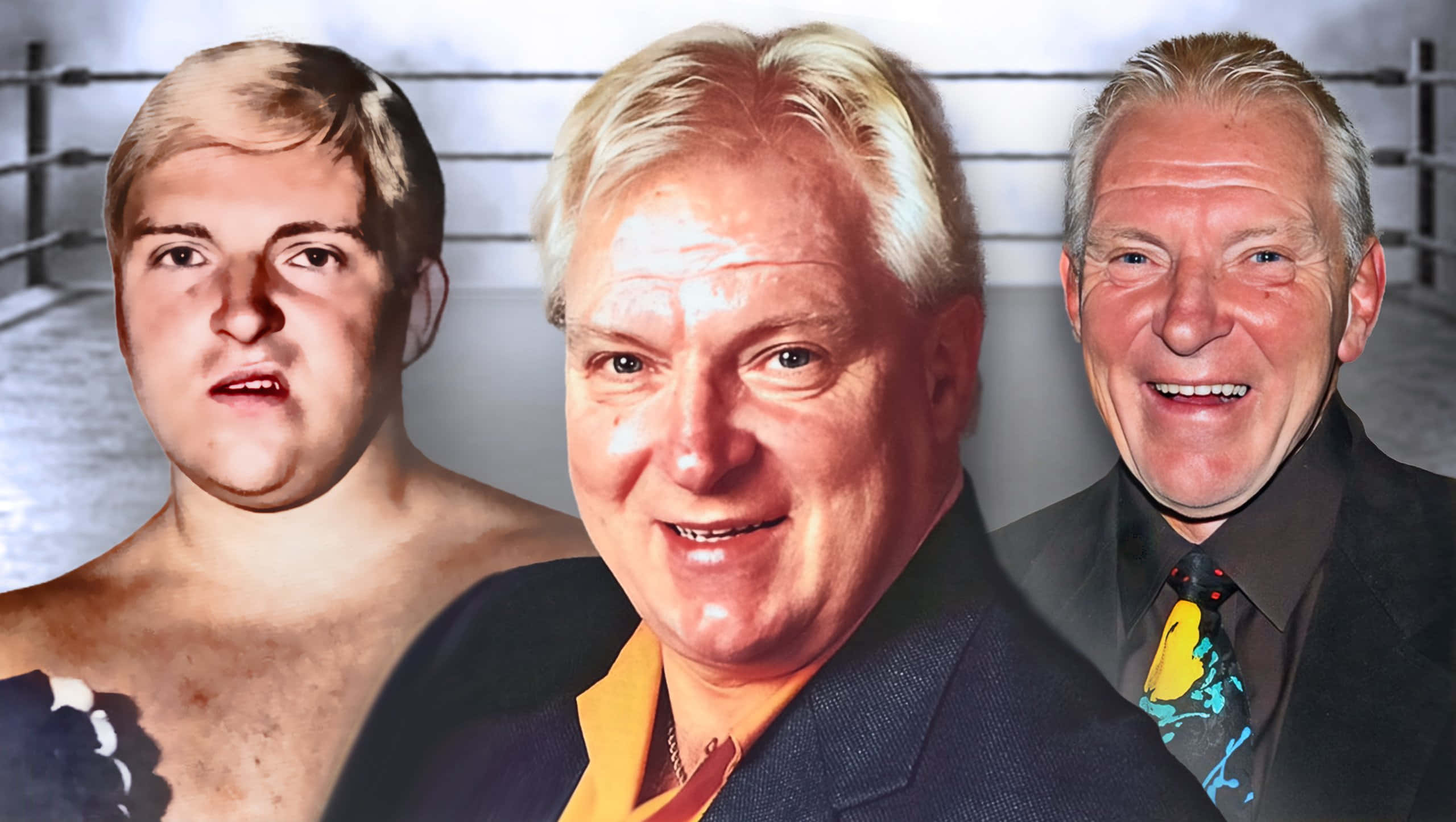 Bobby Heenan, wrestling ring, suit, 2K Desktop Wallpaper