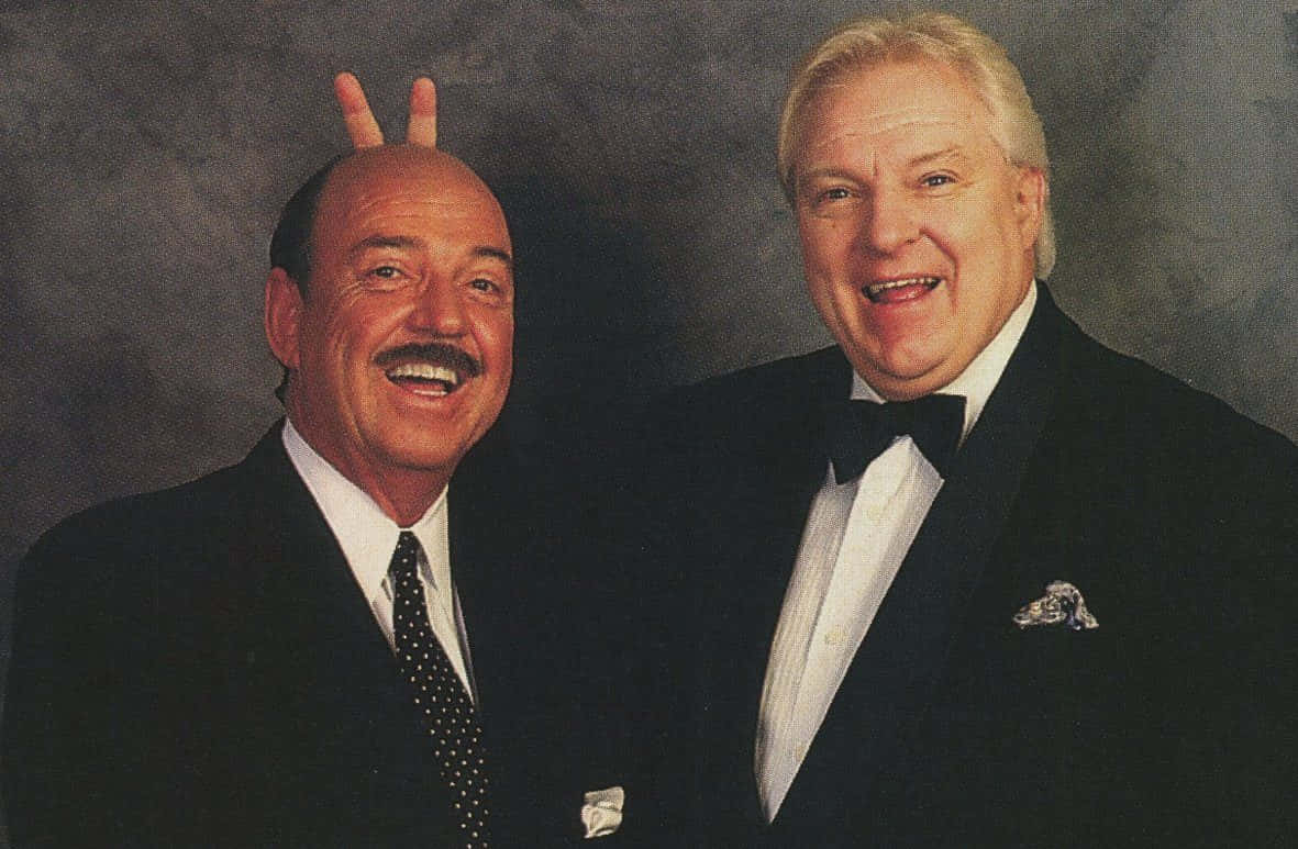 Bobby Heenan, tuxedos, bunny ears, SD Desktop Wallpaper