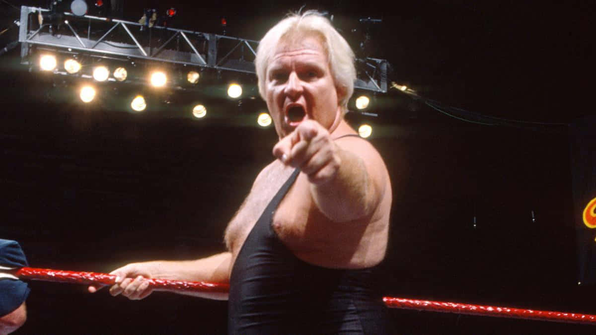 Bobby Heenan, ring, black singlet, SD Desktop Wallpaper
