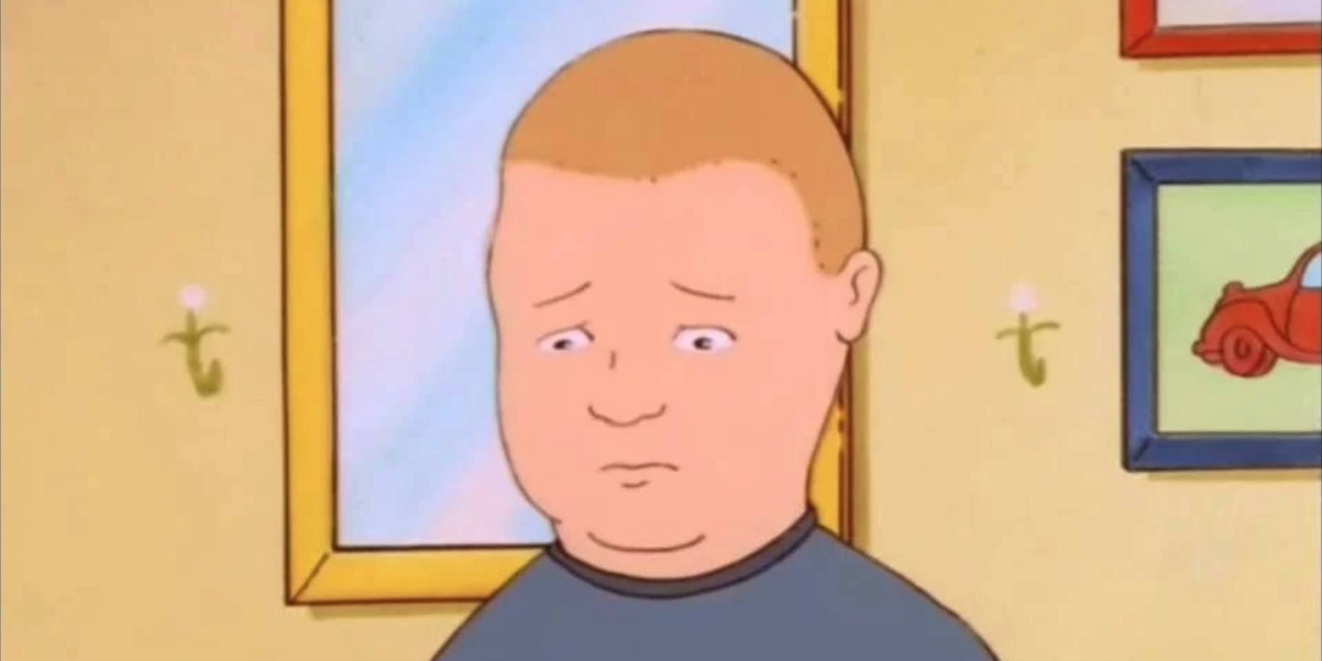 Bobby Hill, cartoon boy, warmly lit room, HD Desktop Wallpaper