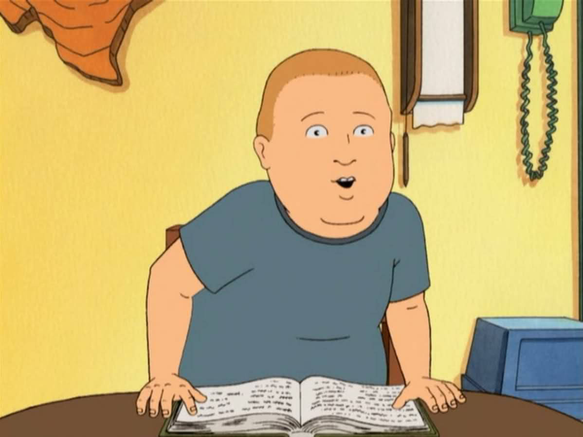 Bobby Hill, yellow room, green phone, SD Desktop Wallpaper