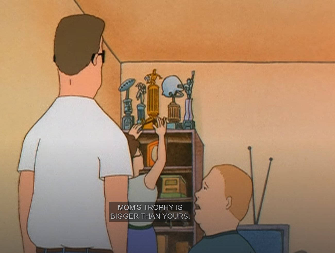 Bobby Hill, family trophies, cartoon boy, HD Desktop Wallpaper