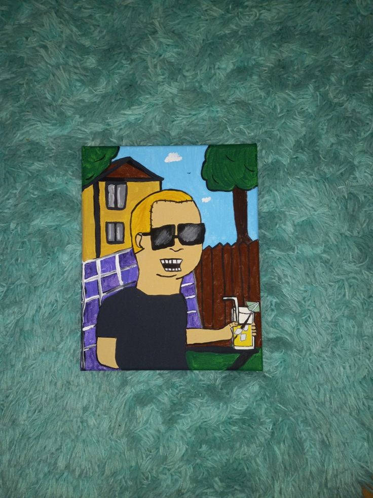 Bobby Hill, blonde man, sunglasses, SD Phone Wallpaper