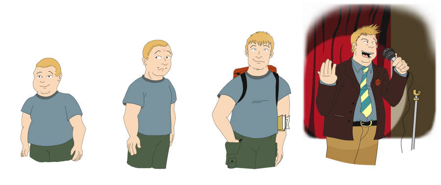 Bobby Hill, microwave, red curtain, SD Desktop Wallpaper