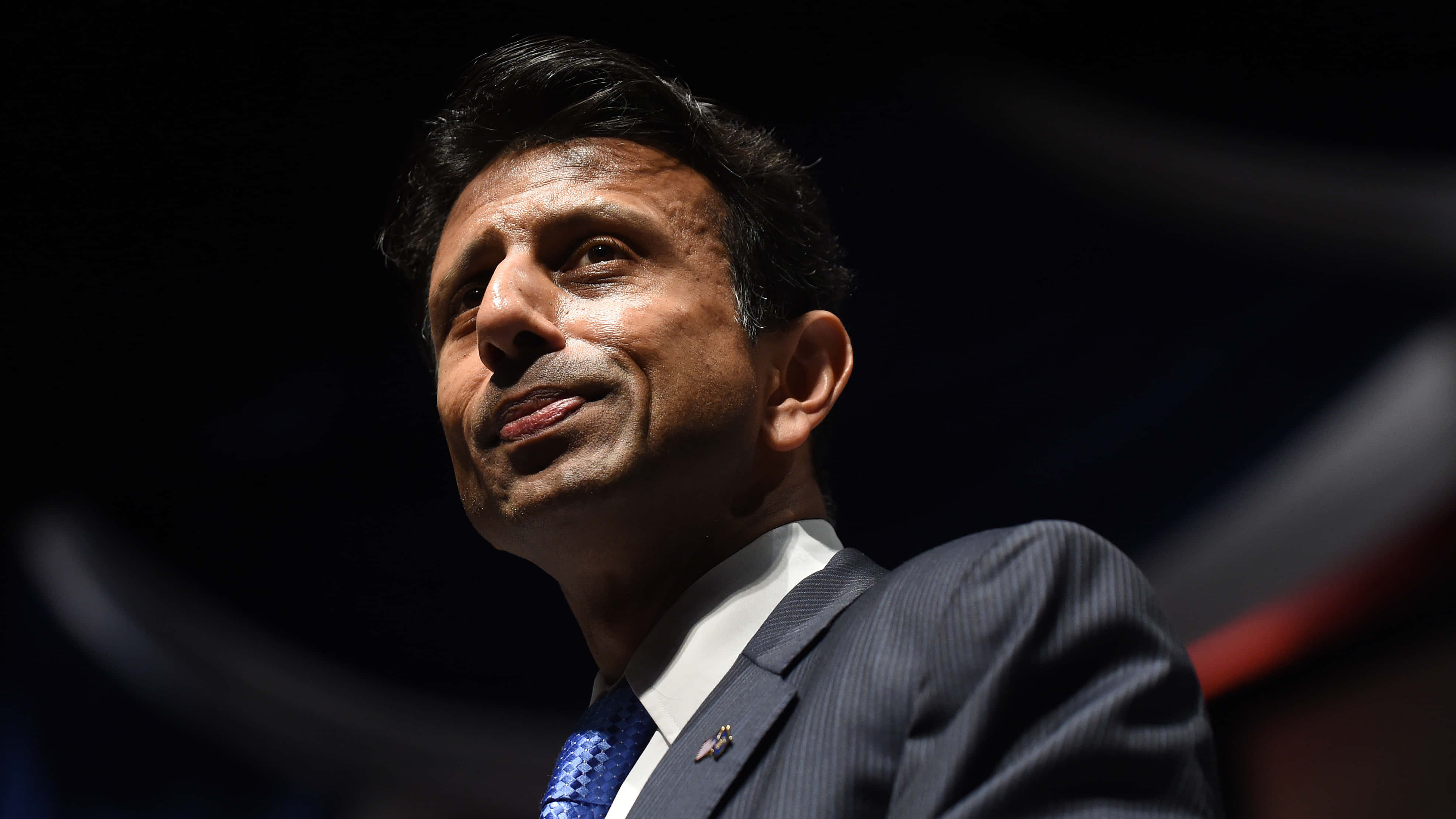 Bobby Jindal, dark suit, blue tie, 4K Desktop Wallpaper