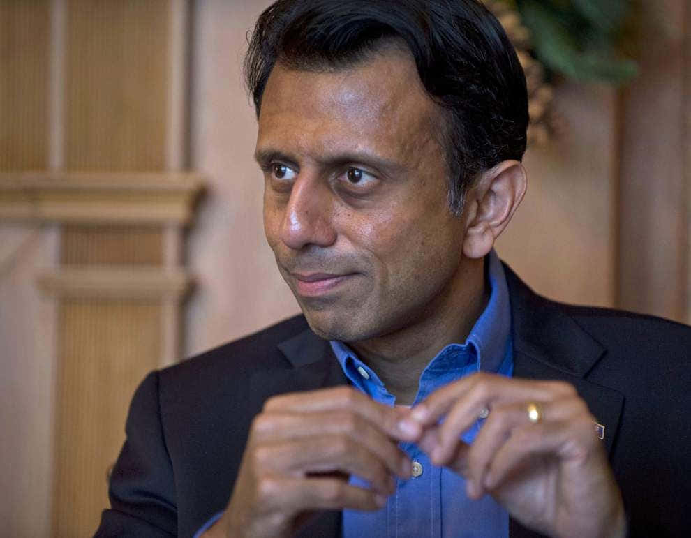Bobby Jindal, dark suit, blue shirt, SD Desktop Wallpaper