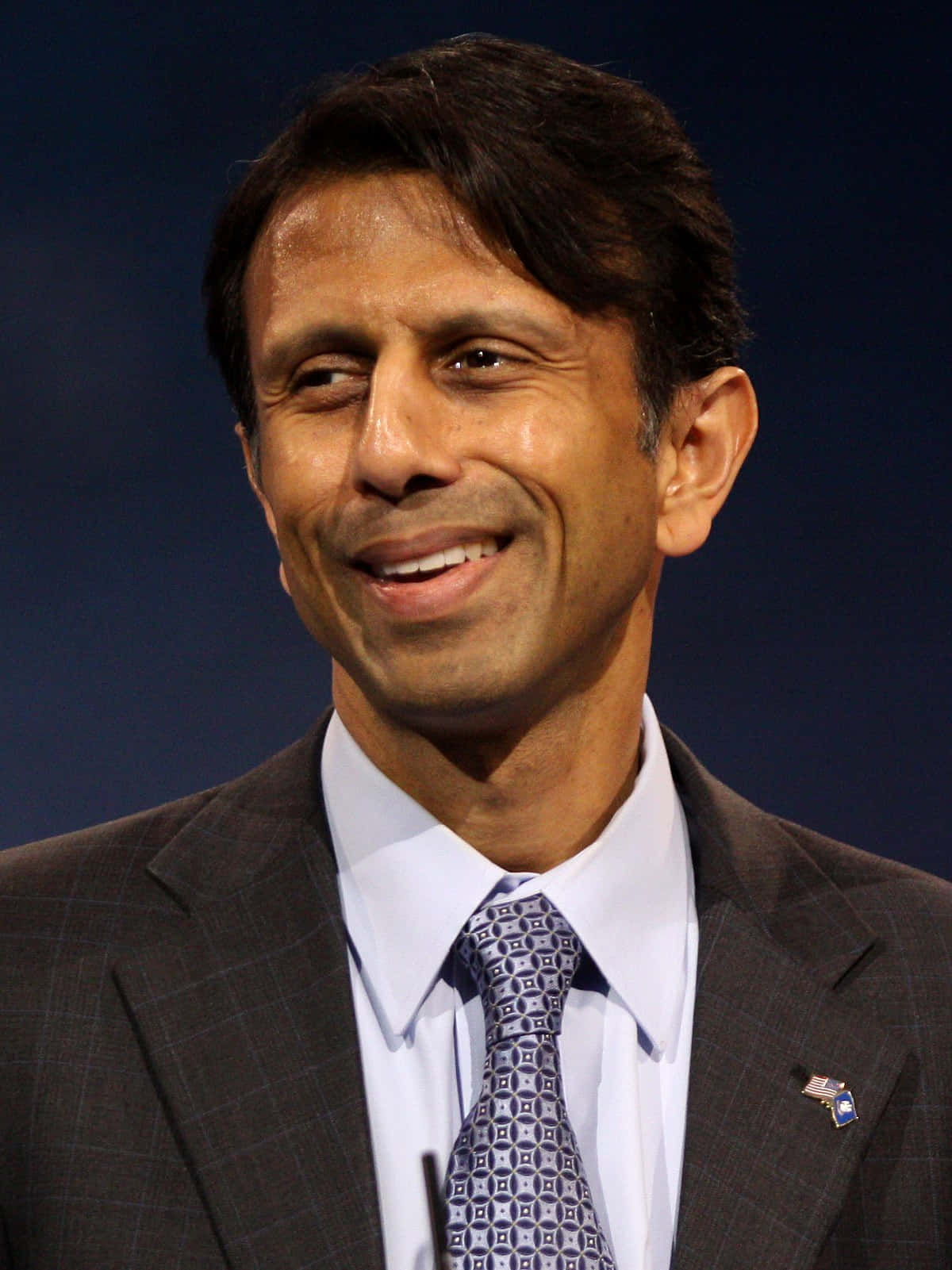 Bobby Jindal, dark suit, patterned tie, HD Phone Wallpaper
