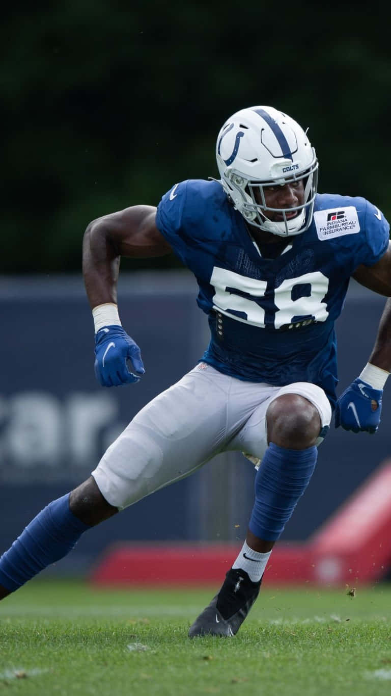 Bobby Okereke, blue and white uniform, green field, HD Phone Wallpaper