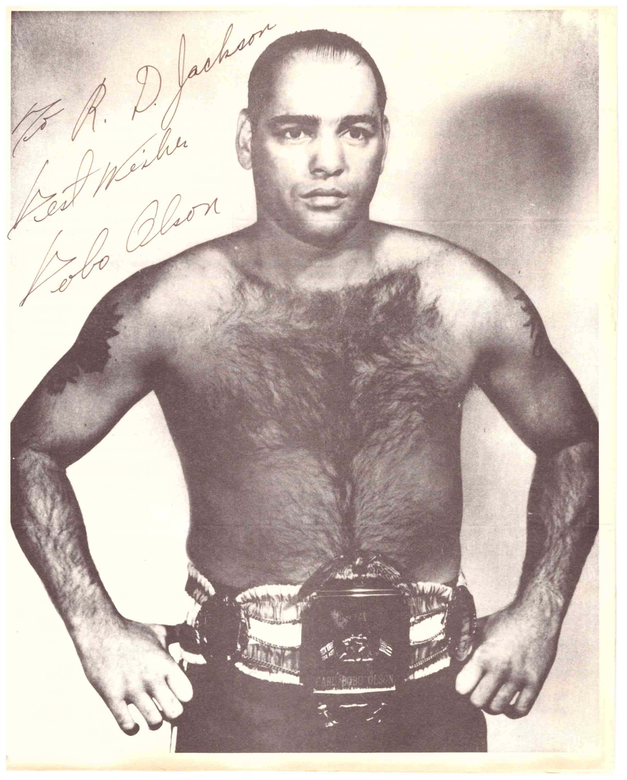 Bobo Olson, hairy chest, vintage black and white portrait, 2K Phone Wallpaper