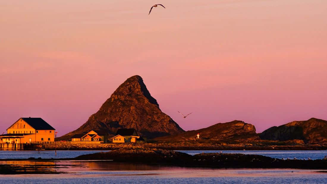 Bodø, twilight, sunset, SD Desktop Wallpaper